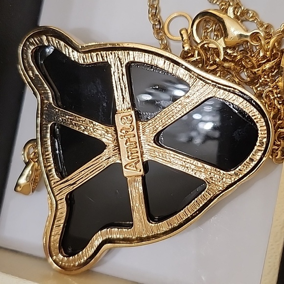 Amrita singh Leopard Jaguar Pendant necklace - Picture 2 of 5